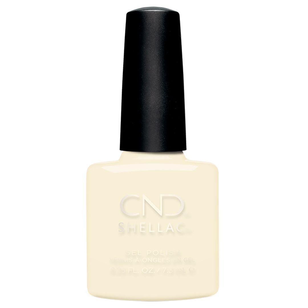 Lac unghii semipermanent CND Shellac White Button Down 7.5ml