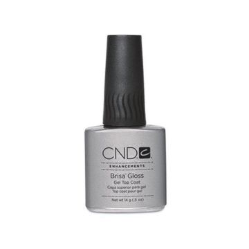 Gel de sculptare CND Gloss Brisa Clear Top Coat 14g 