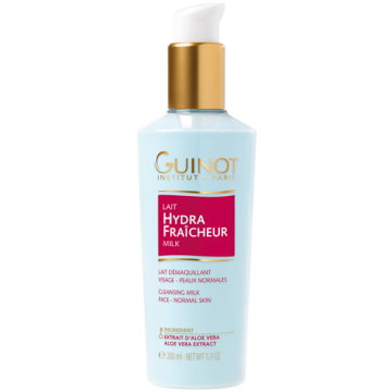 Lapte demachiant Guinot Lait Hydra Fraicheur pentru toate tipurile de ten 300ml