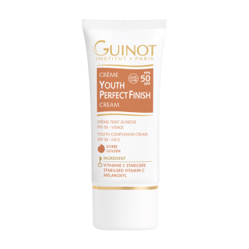 Crema corectoare Guinot Youth Perfect Finish Cream SPF50 Golden - antiage si hidratare 30ml 