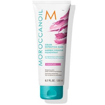 Masca coloranta pentru par Moroccanoil Color Depositing - Hibiscus 200ml 