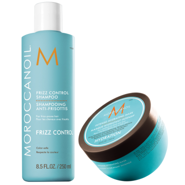 Set Moroccanoil Frizz Control Shampoo & Intense Hydrating Mask 2X250ml