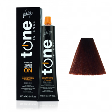 Vopsea semipermanenta de par Vitality's Tone Intense Light Chestnut Copper fara amoniac
