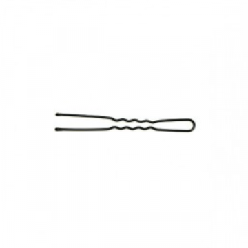 Set ace de par Raphael Perrier Long Wavy Boddy Pins Negre L 7 cm 300 buc