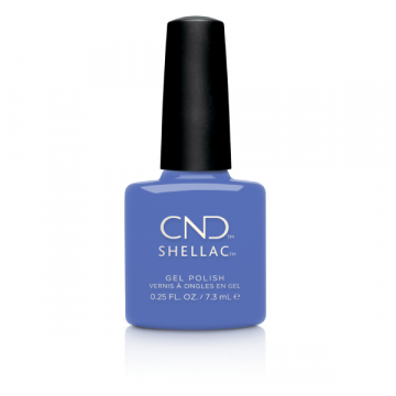 Lac unghii semipermanent CND Shellac Bizarre Beauty Motley Blue 7.3ml