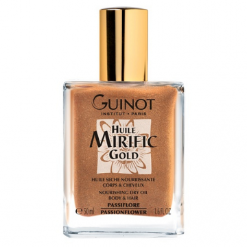 Ulei uscat Guinot Huile Mirific Gold hidratant pentru par si corp 50ml