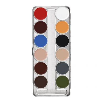 Paleta Kryolan Supracolor Make-Up 12 culori x 40ml