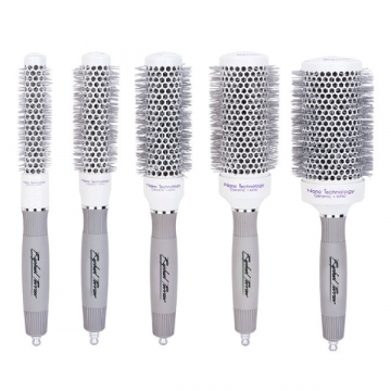 Set perii de par ceramice rotunde Raphael Perrier Round Brush Pack 5 buc