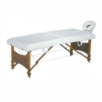 Pat portabil pentru masaj Silver Fox Sella White Portable wooden Spa Bed 