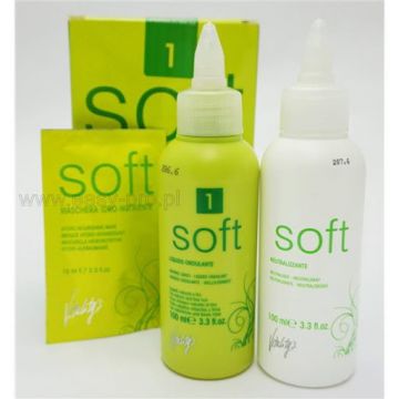Kit solutie pentru permanent Vitality's Soft Nr. 1 