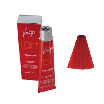 Vopsea permanenta de par Vitality's Art Absolute cu amoniac Pure Red Fortifiant Culoare 60 ml