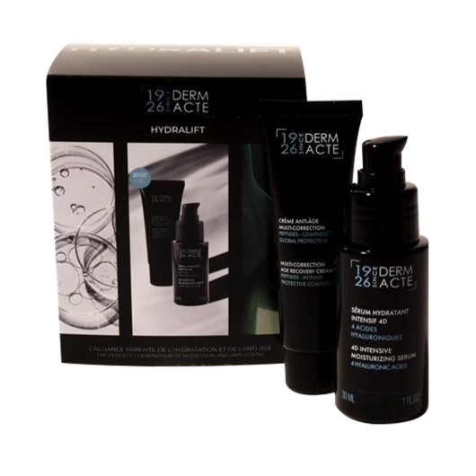 Set anti-aging hidratant cu ser 4D + crema Academie Derm Acte Coffret HydraLift 2 x 30ml