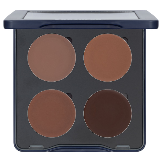 Paleta conturare si bronzing Kryolan Sculpt & Glow 4 culori Sculpt 12 g