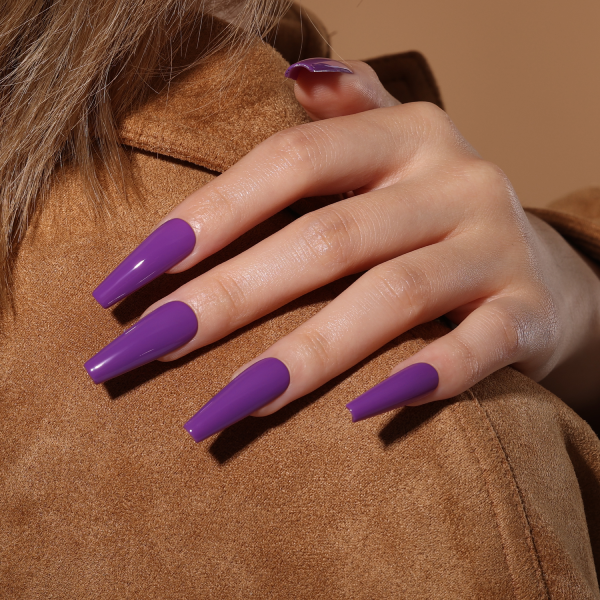 Bluesky Soft Amethyst, 15 ml (nuanță Mov) — sticlă ojă semipermanentă
